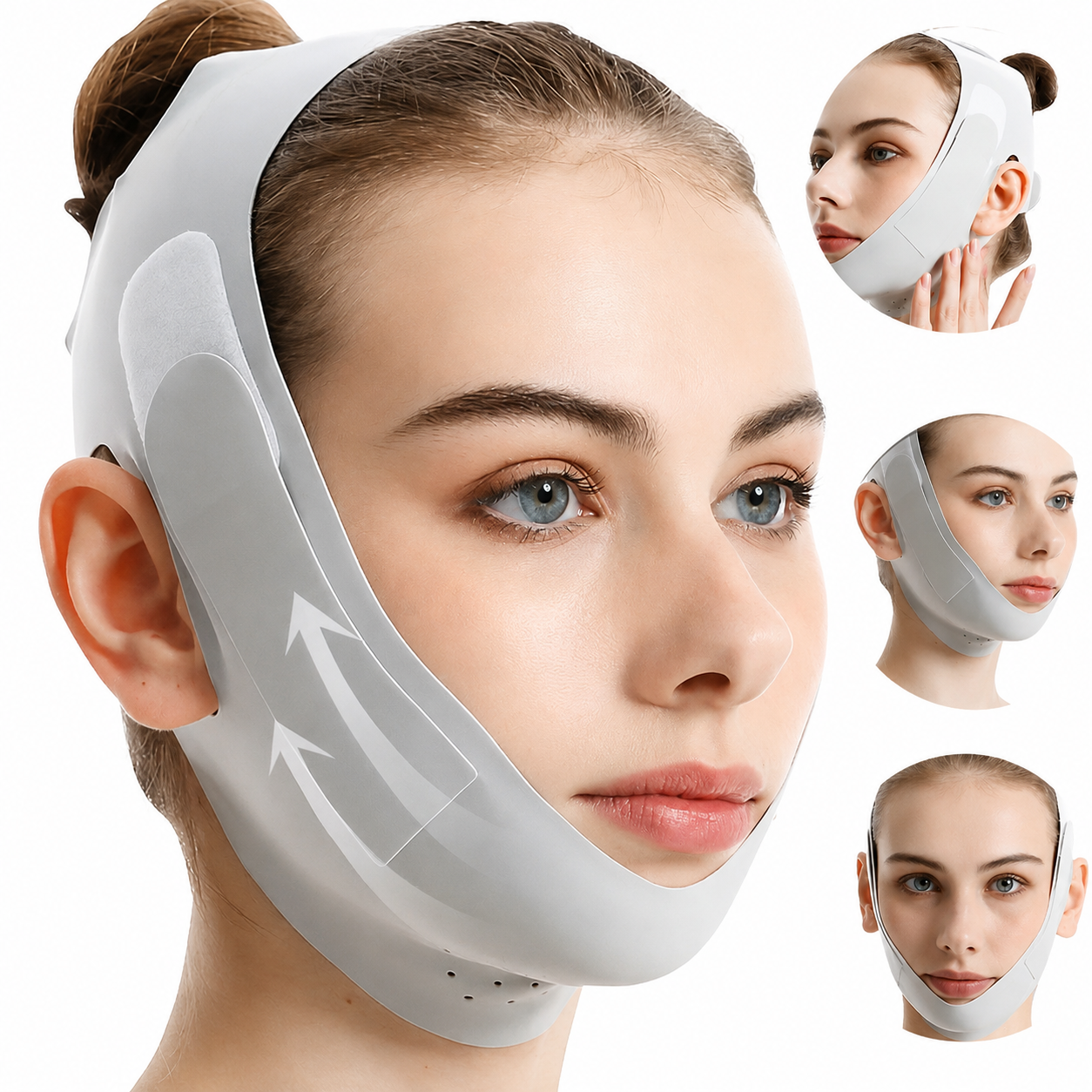 Bandeau Liftant Anti-Double Menton — Visage Affiné & Ovale Parfait