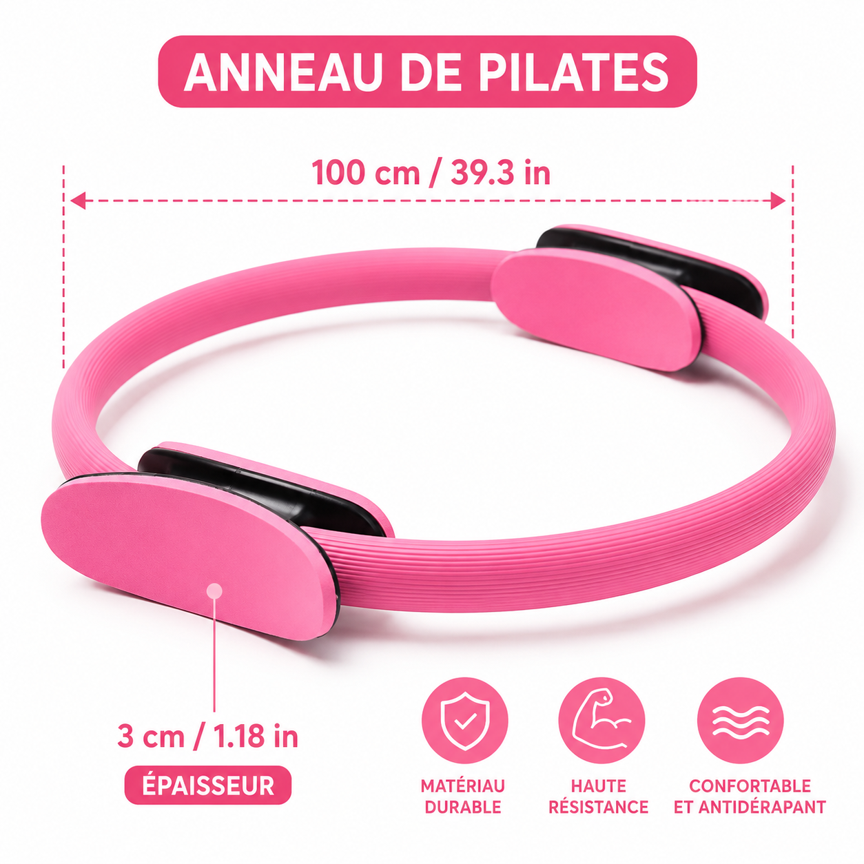 Kit Pilates 5-en-1 — Sculpter, Tonifier & Renforcer à la Maison