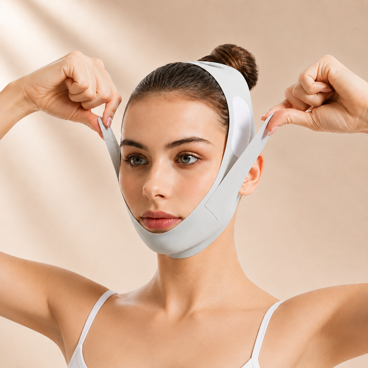 Bandeau Liftant Anti-Double Menton — Visage Affiné & Ovale Parfait